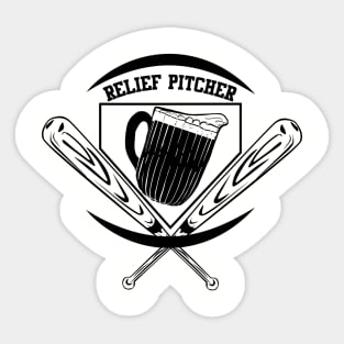 Relief Pitcher Sticker